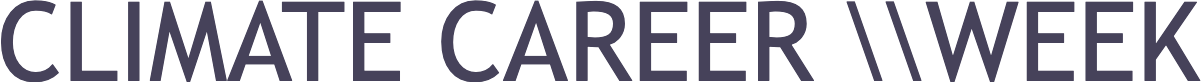 Climate Career Week Logo