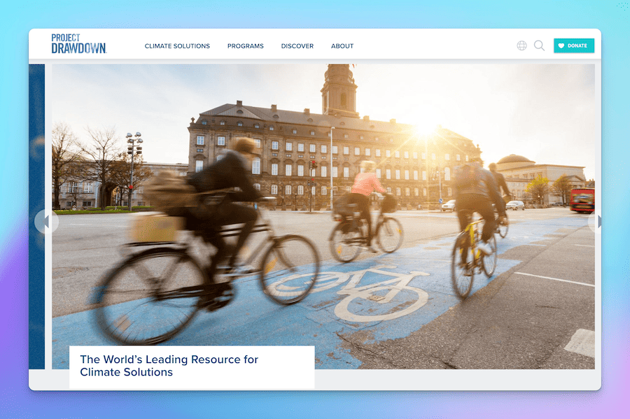 Project Drawdown Screenshot